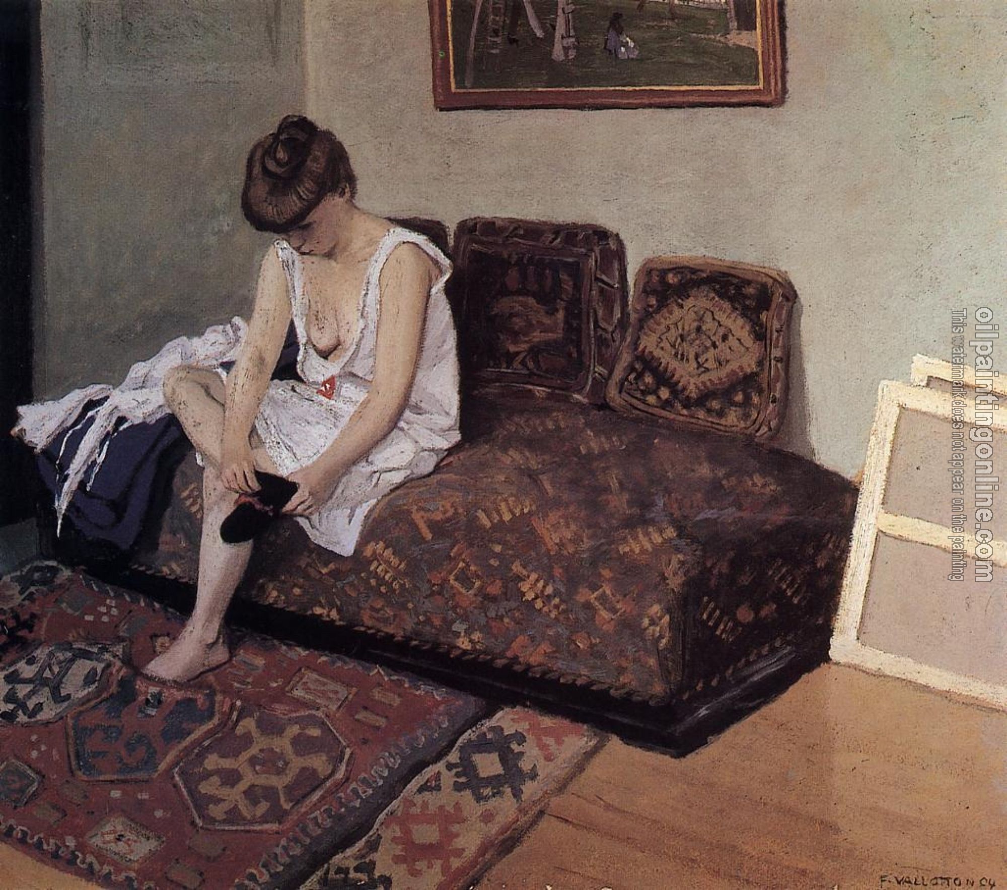 Felix Vallotton - The Black Stocking